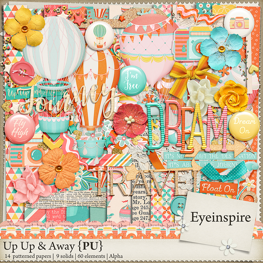 On Our Travels digital scrapbook kit