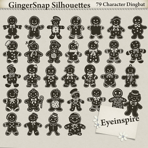 GingerSnap Silhouette Svgs & Font
