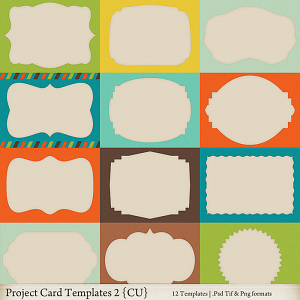 Project Card Templates 2