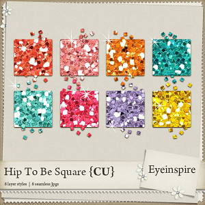 Hip To Be Square Glitters