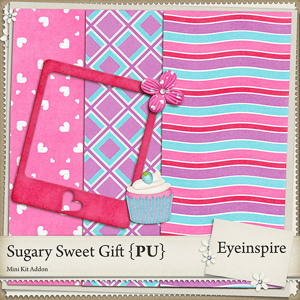 Facebook exclusive freebie papers, cupcake, frame, flower, free