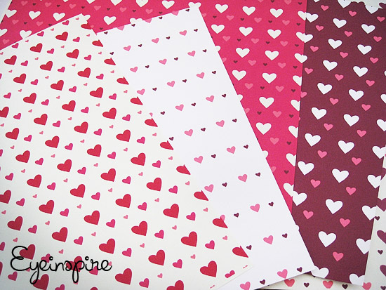 printable pretty paper pack for valentines day crafing projects hybrid digital