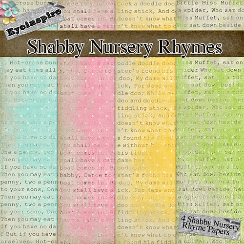 Nursery Rhyme Freebie Paper Pack digifree