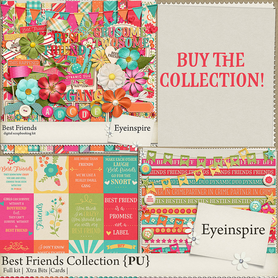 Best Friends Digital Scrapbooking Collection