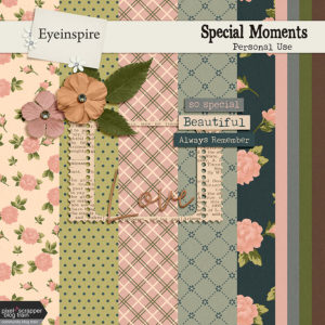 scrapbooking special moments